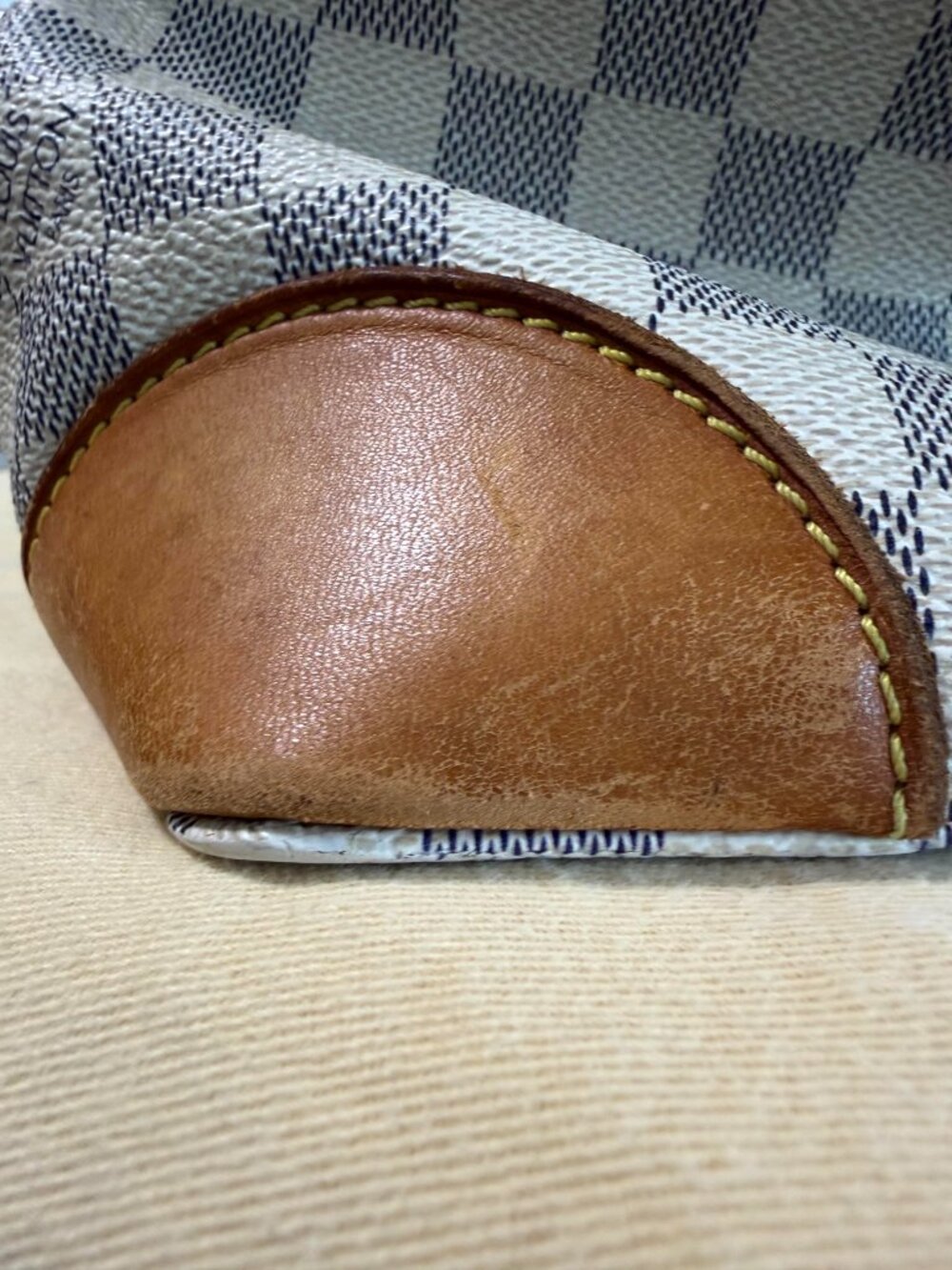 Louis Vuitton Hampstead PM Damier Azur Tote Bag | CheckCheck COA Included - Picture 8 of 16